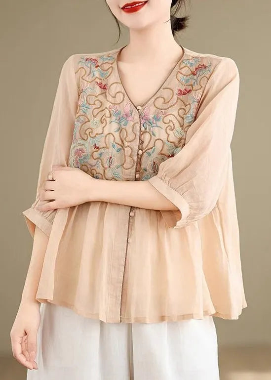 A Vintage Style Shirt with Delicate Timeless Details