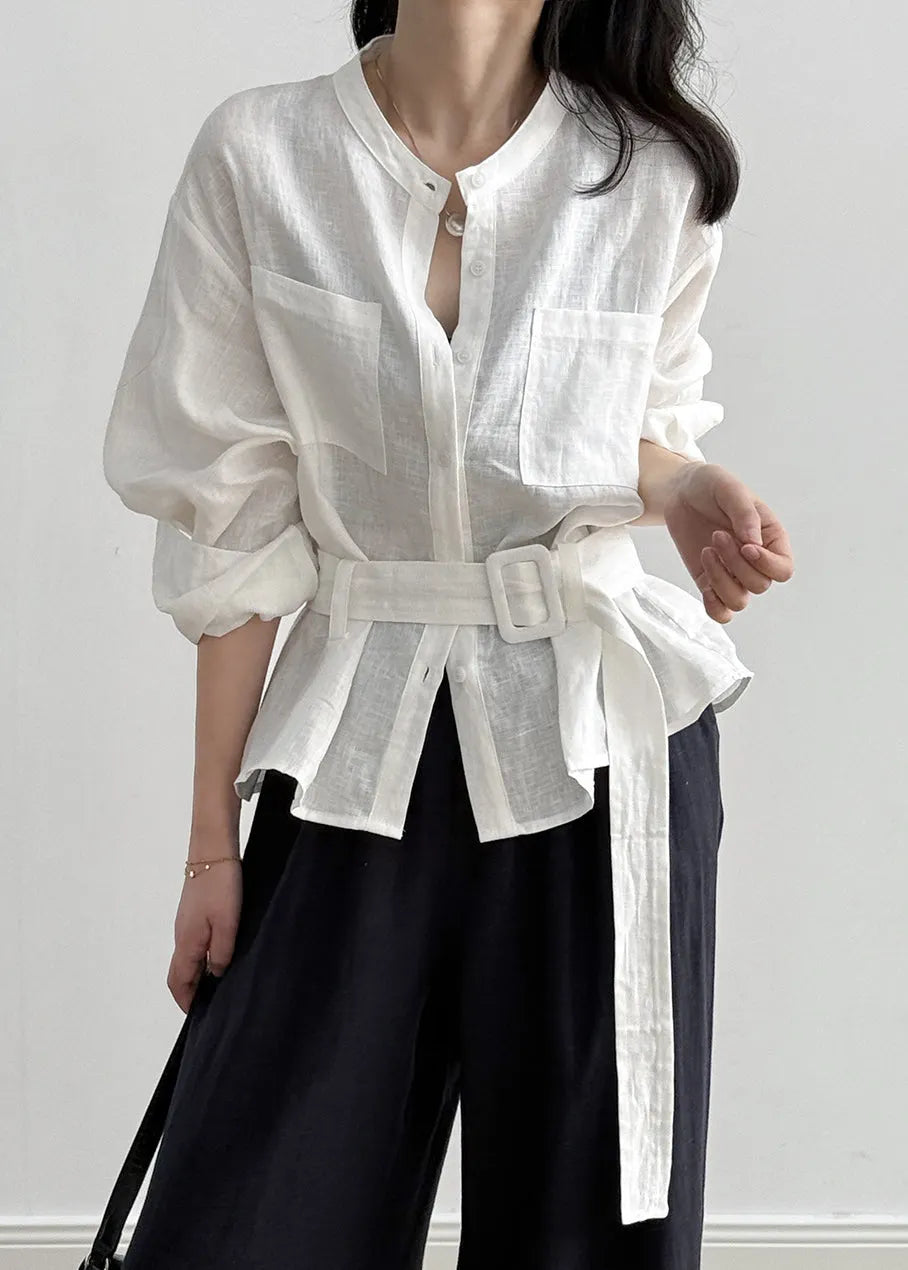 A Vintage Style Shirt with Delicate Timeless Details