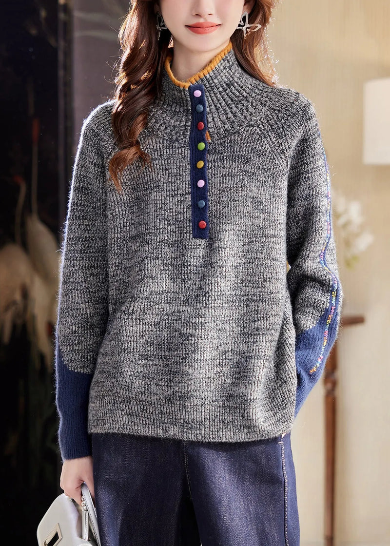A Vintage Style Sweater with Delicate Timeless Details