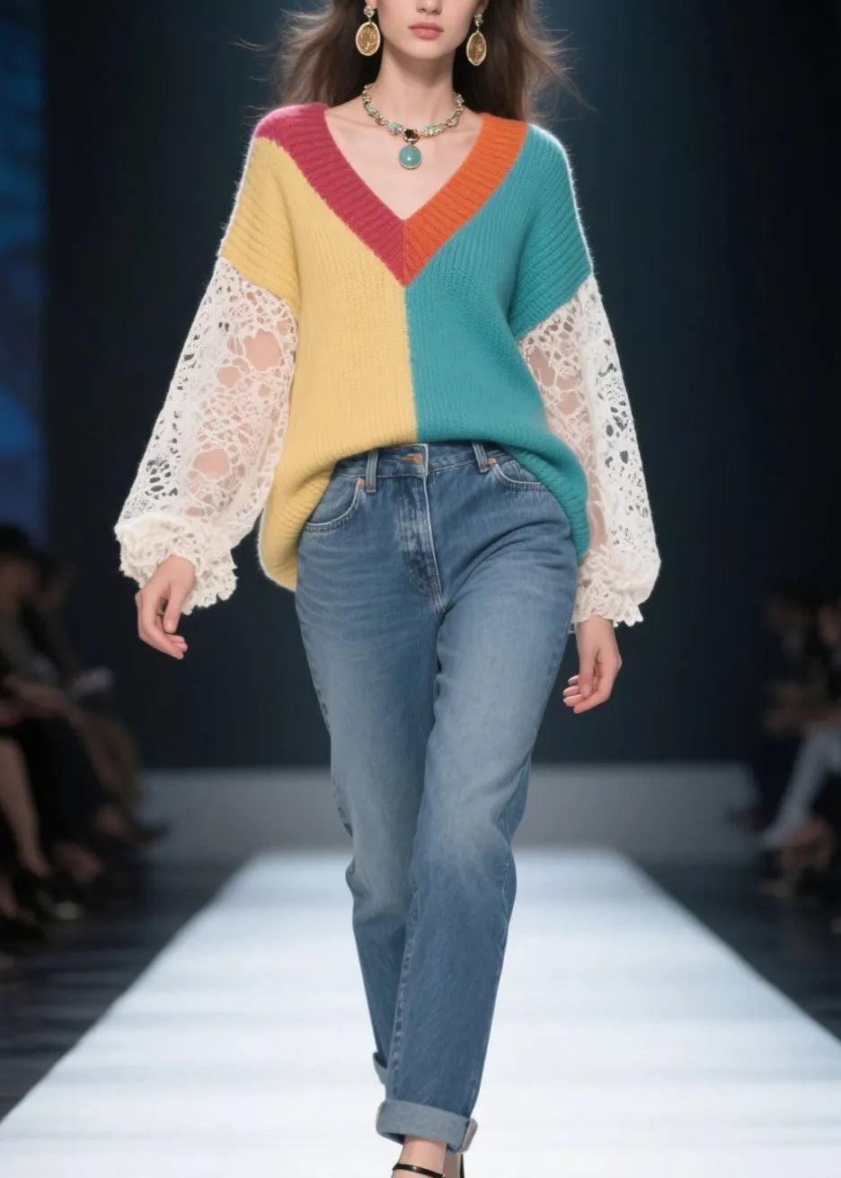 A Vintage Style Sweater with Delicate Timeless Details