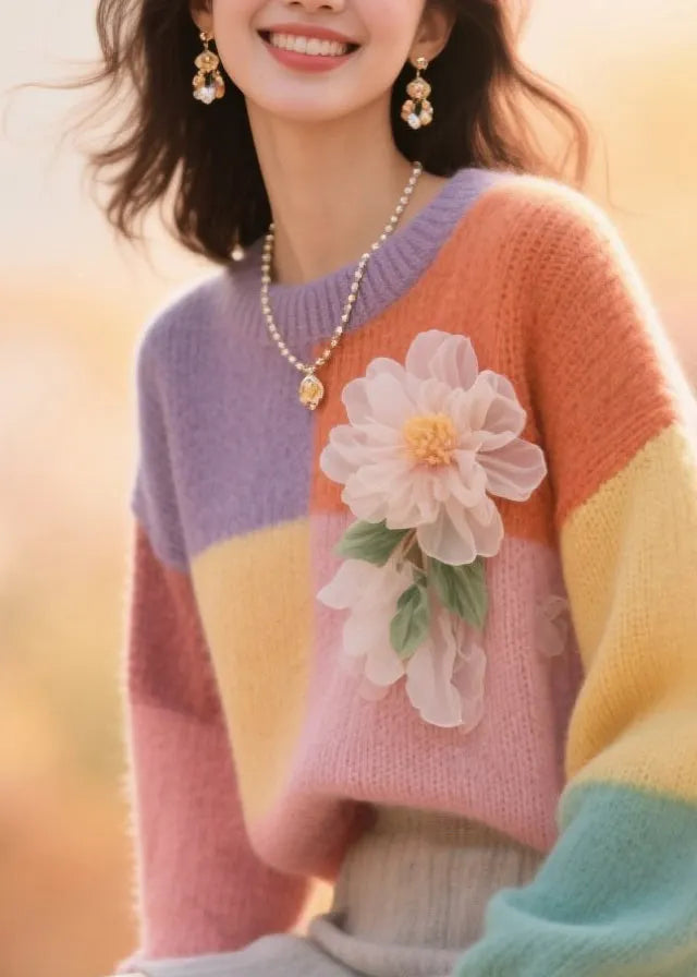 A Vintage Style Sweater with Delicate Timeless Details