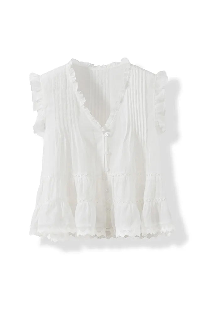 A Vintage Style Blouse with Delicate Timeless Details