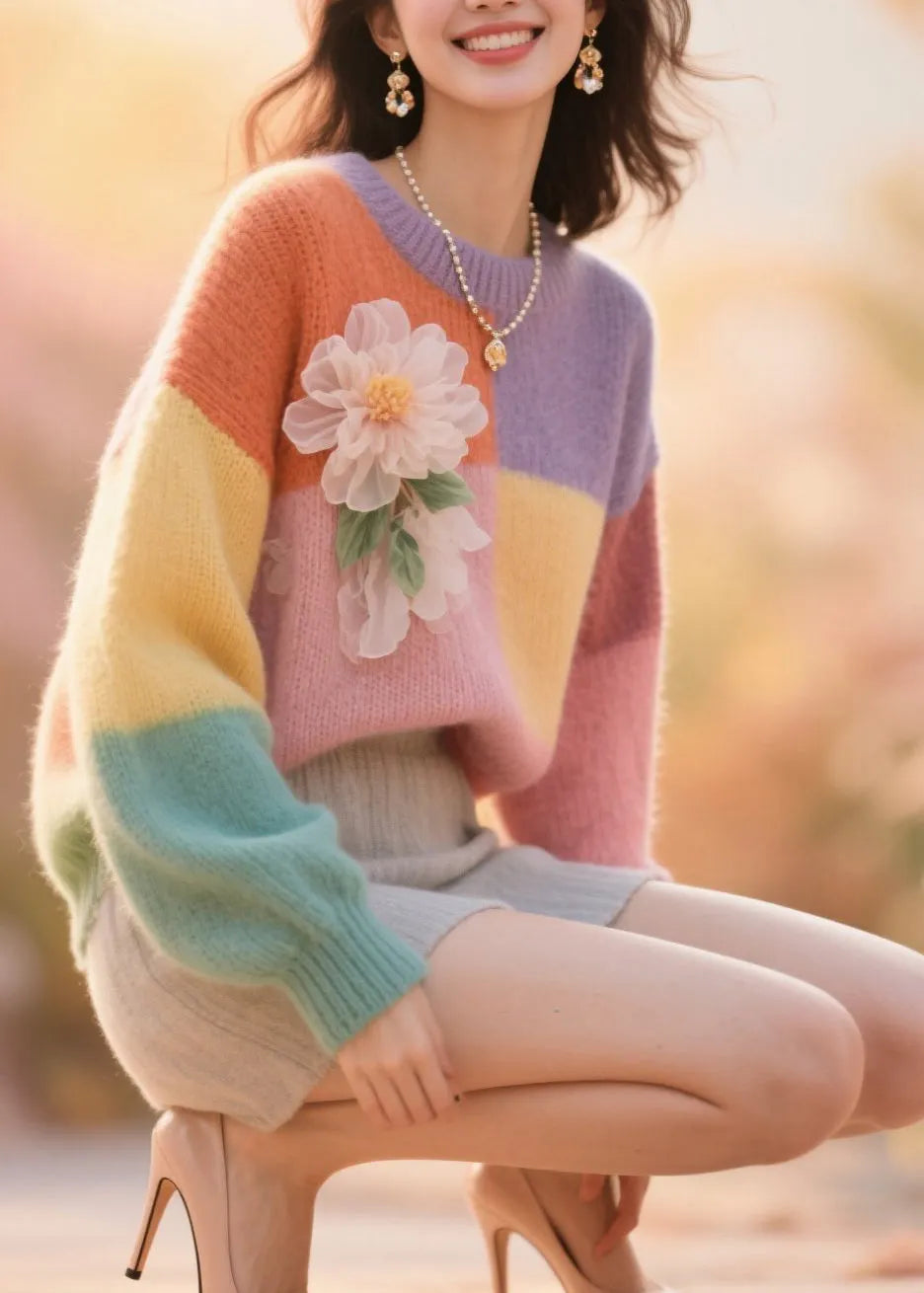 A Vintage Style Sweater with Delicate Timeless Details