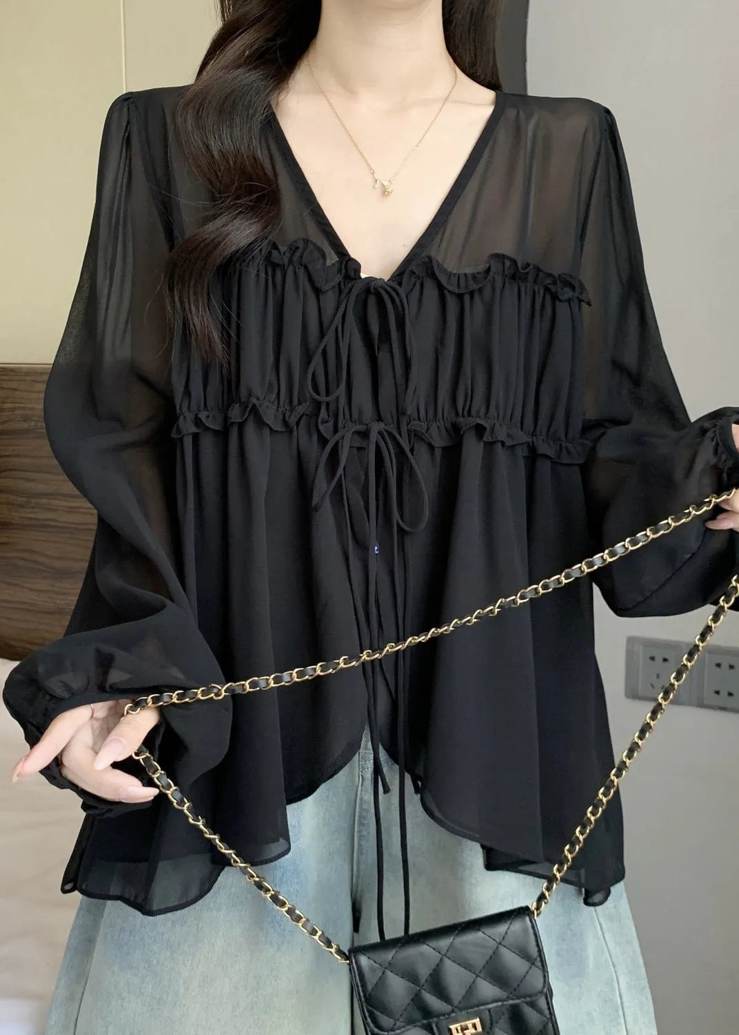 A Vintage Style Blouse with Delicate Timeless Details