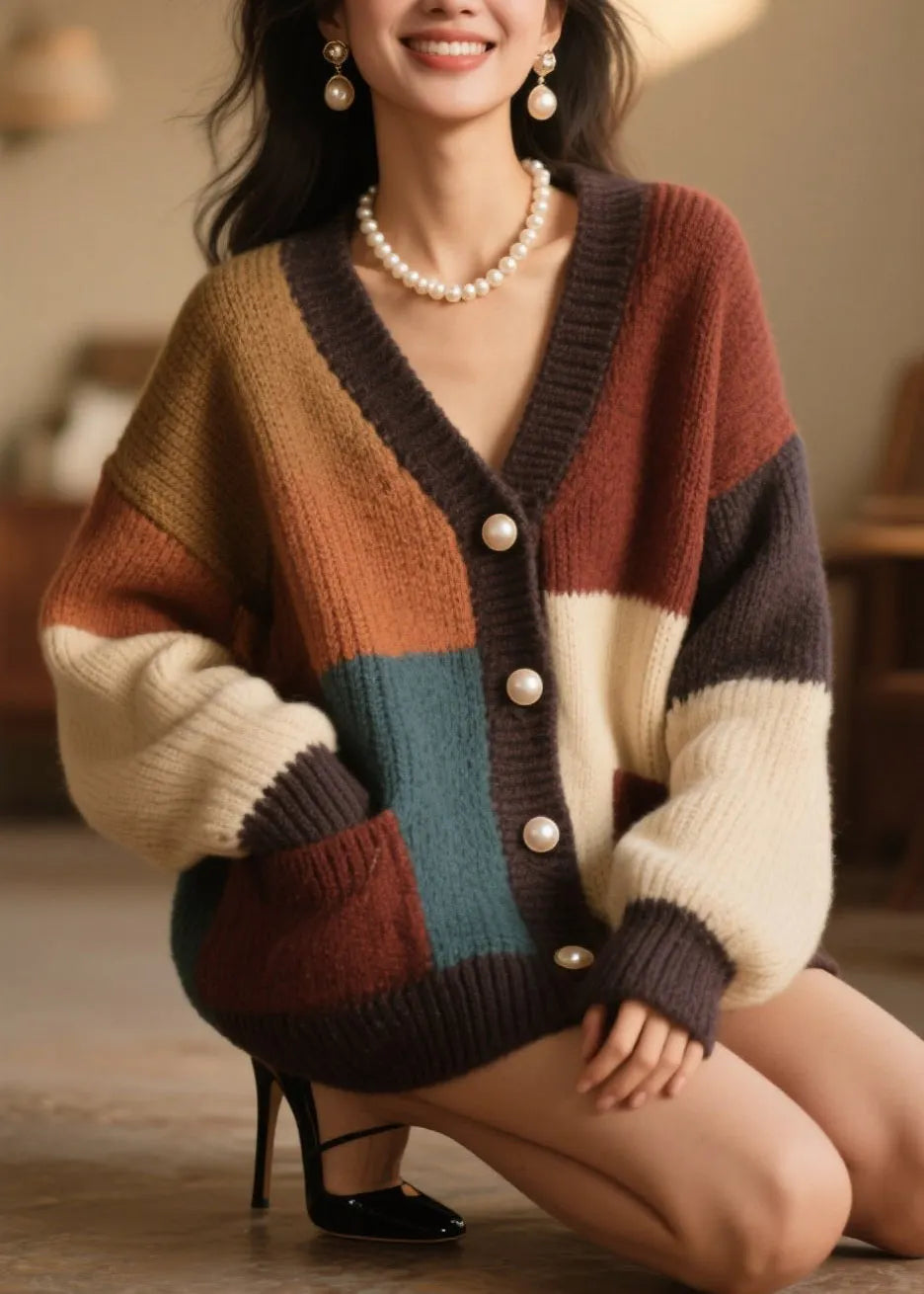 Classic Vintage Cardigan with a Flattering Fit