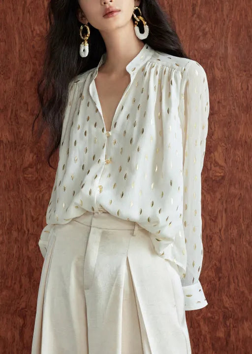 A Vintage Style Shirt with Delicate Timeless Details