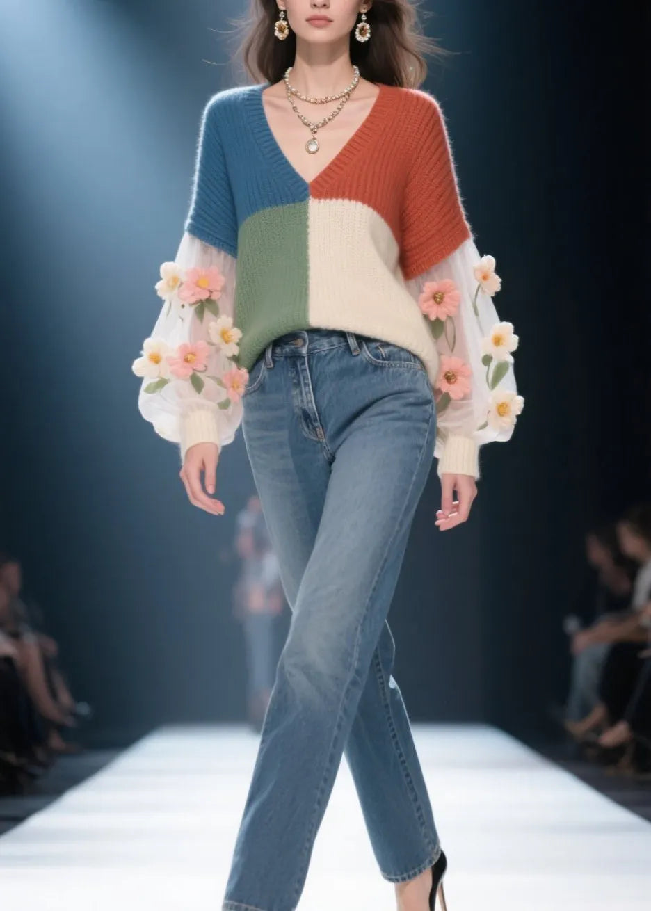 Vintage Inspired Sweater with a Contemporary Edge