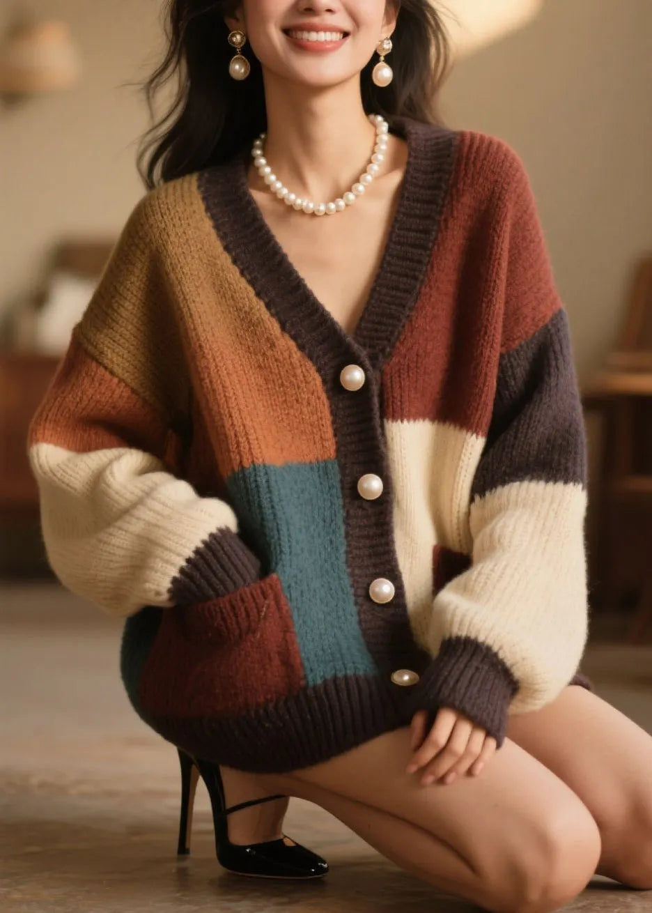 Classic Vintage Cardigan with a Flattering Fit