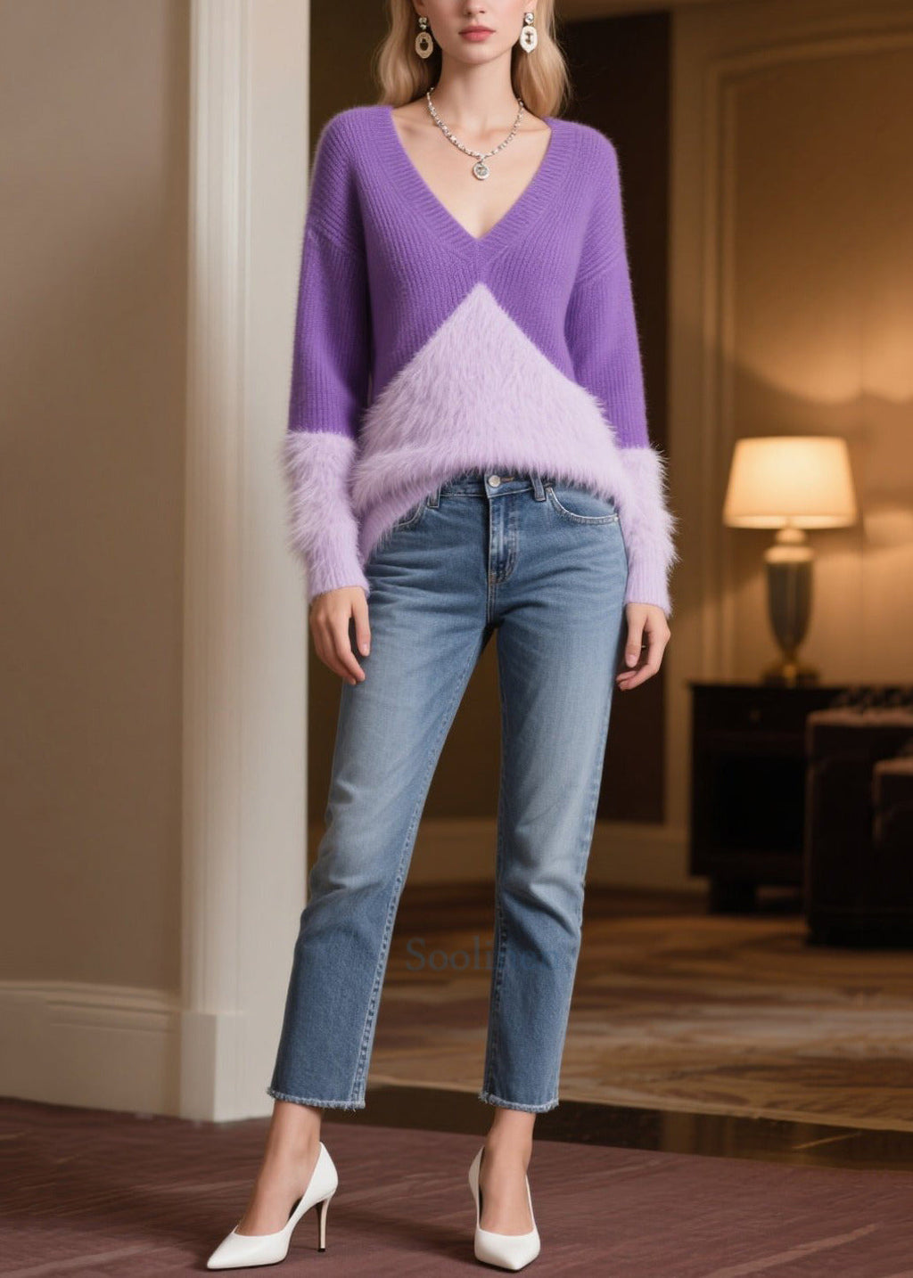 Beautifully Finished Sweater in a Timeless Design