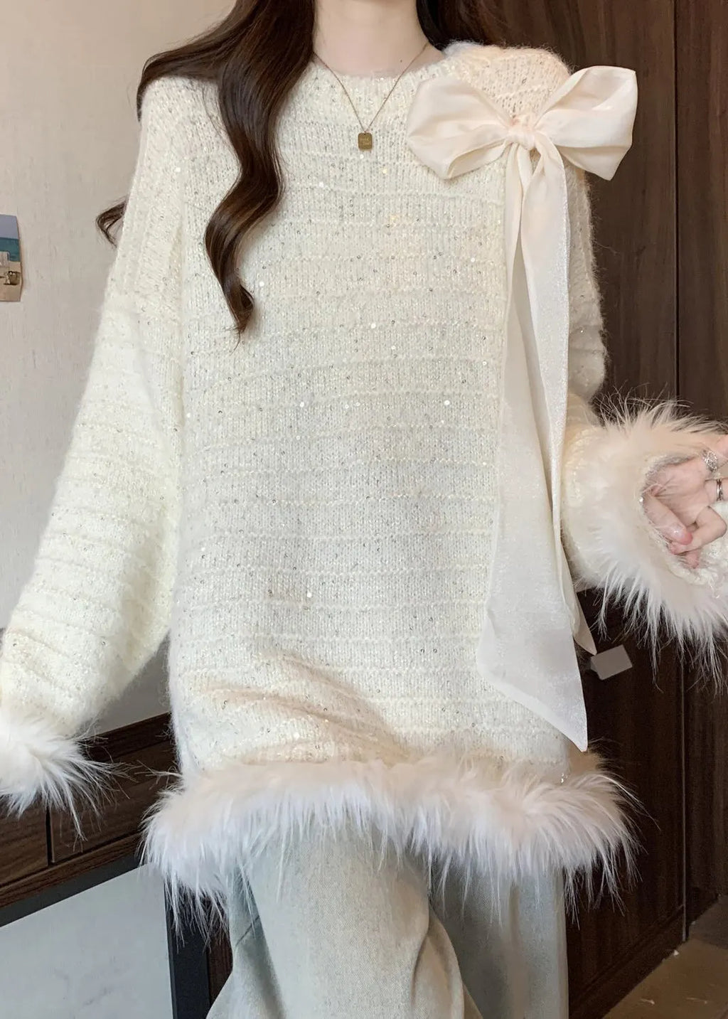 Beautifully Finished Sweater in a Timeless Design