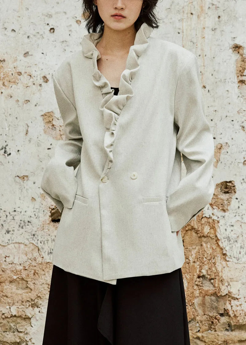 A Vintage Style Coat with Delicate Timeless Details