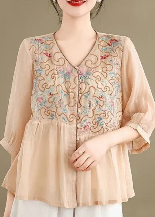 A Vintage Style Shirt with Delicate Timeless Details