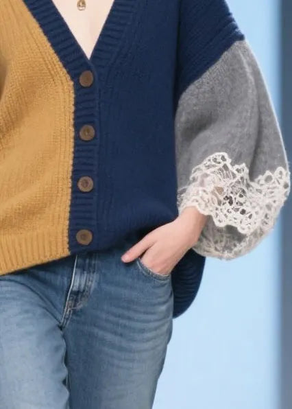 Classic Vintage Cardigan with a Flattering Fit
