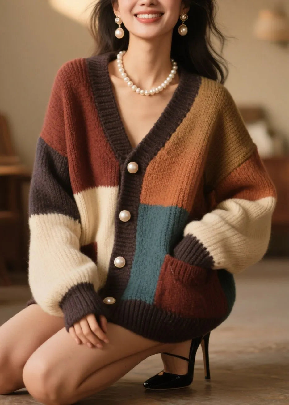 Classic Vintage Cardigan with a Flattering Fit