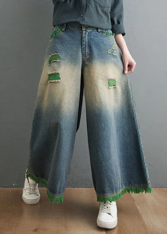 A Vintage Style Pants with Delicate Timeless Details