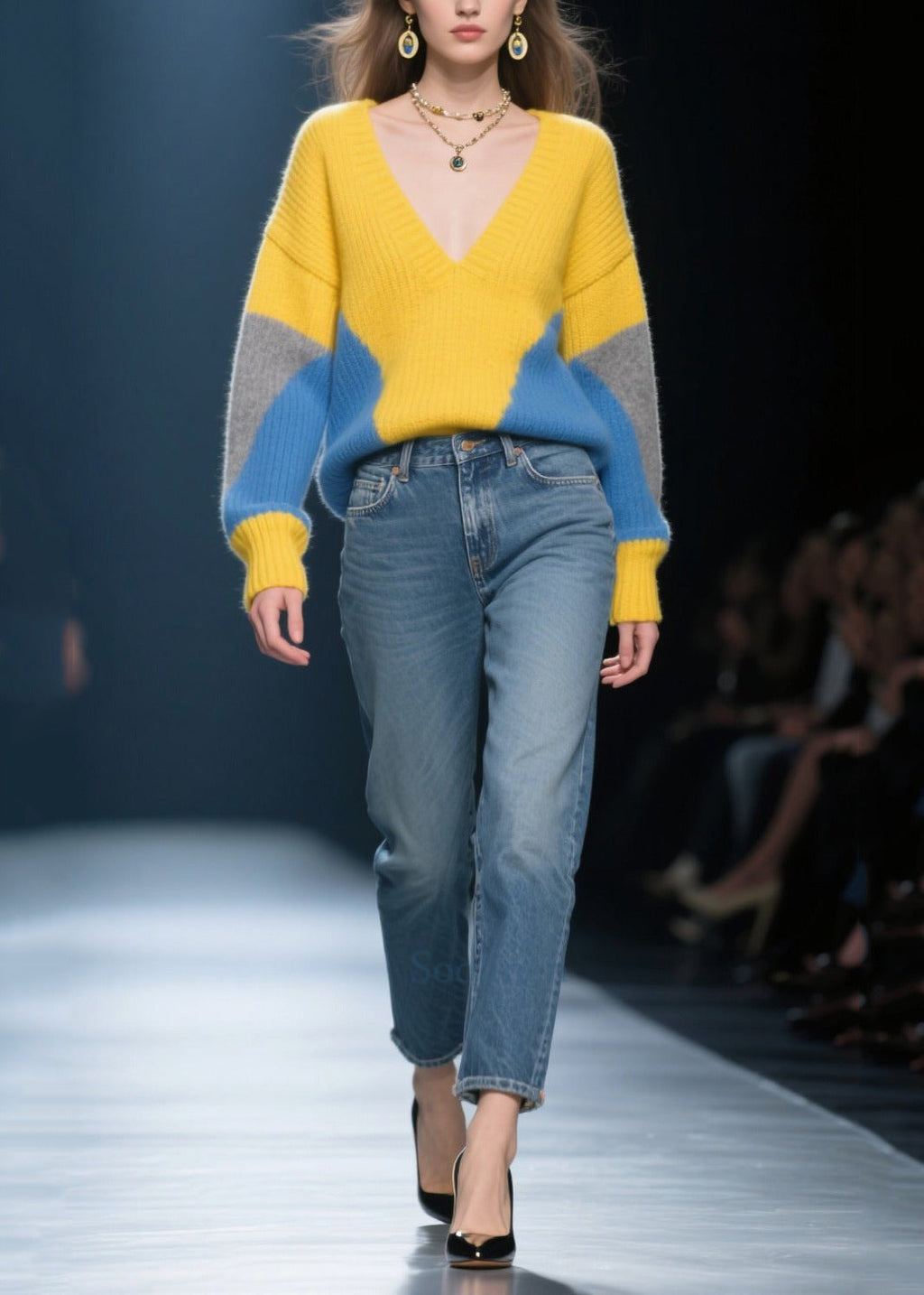 Classic Vintage Sweater with a Flattering Fit