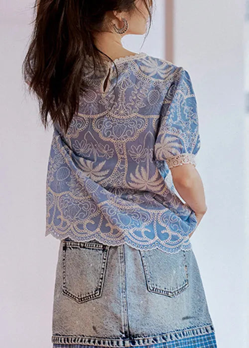 A Vintage Style Blouse with Delicate Timeless Details