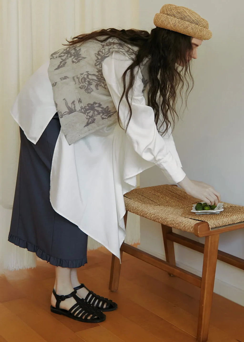 Classic Vintage Blouse with a Flattering Fit