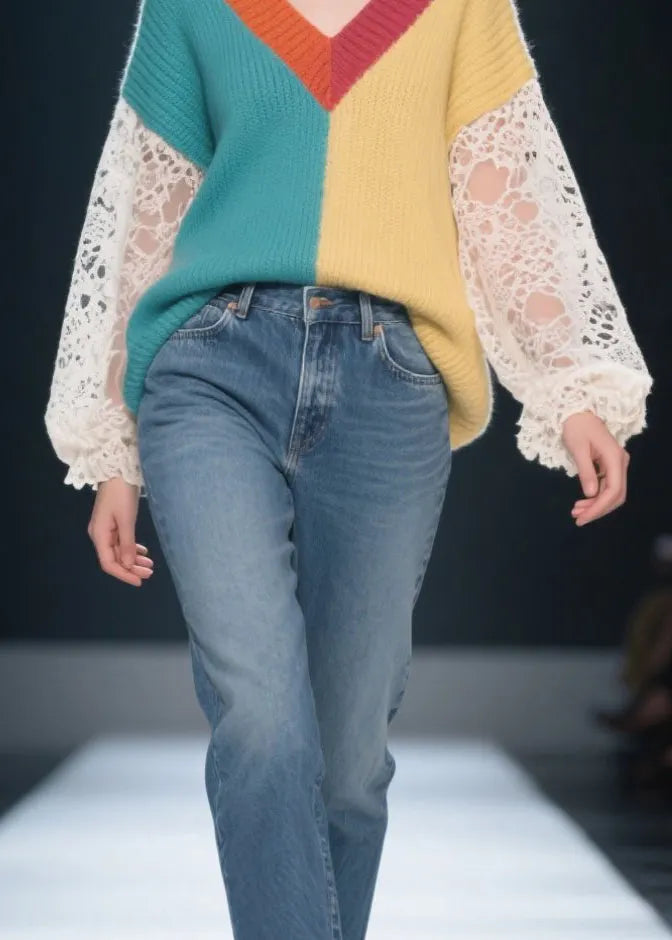 A Vintage Style Sweater with Delicate Timeless Details