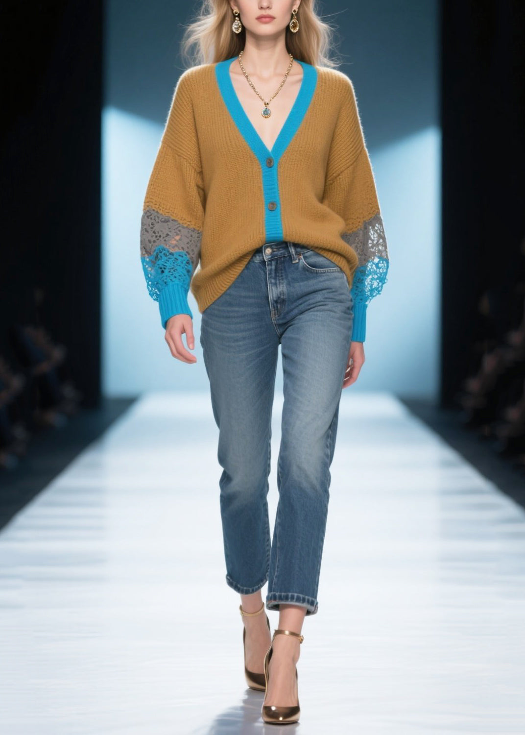 Vintage Inspired Cardigan with a Contemporary Edge