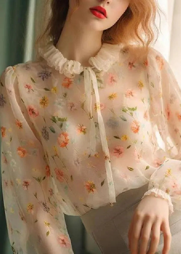 A Vintage Style Shirt with Delicate Timeless Details