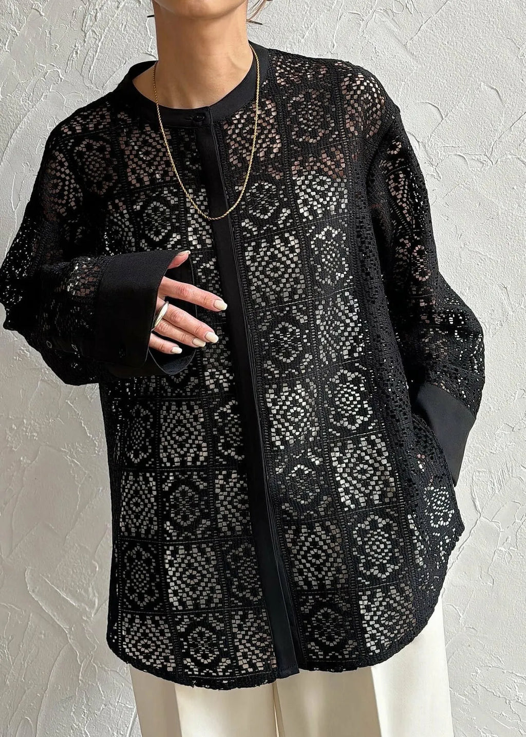 A Vintage Style Top with Delicate Timeless Details