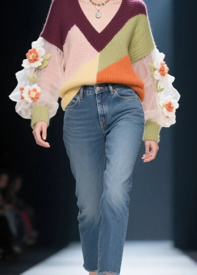 Vintage Inspired Sweater with a Contemporary Edge