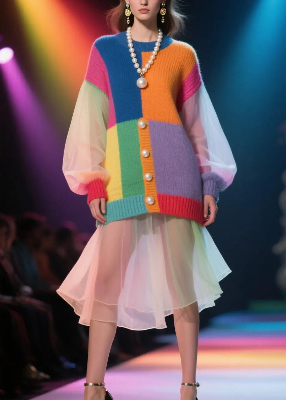 Vintage Inspired Sweater with a Contemporary Edge