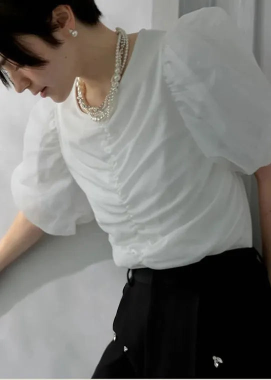 A Vintage Style Top with Delicate Timeless Details