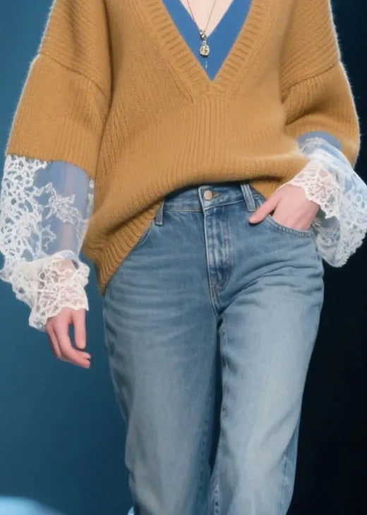 Vintage Inspired Sweater with a Contemporary Edge