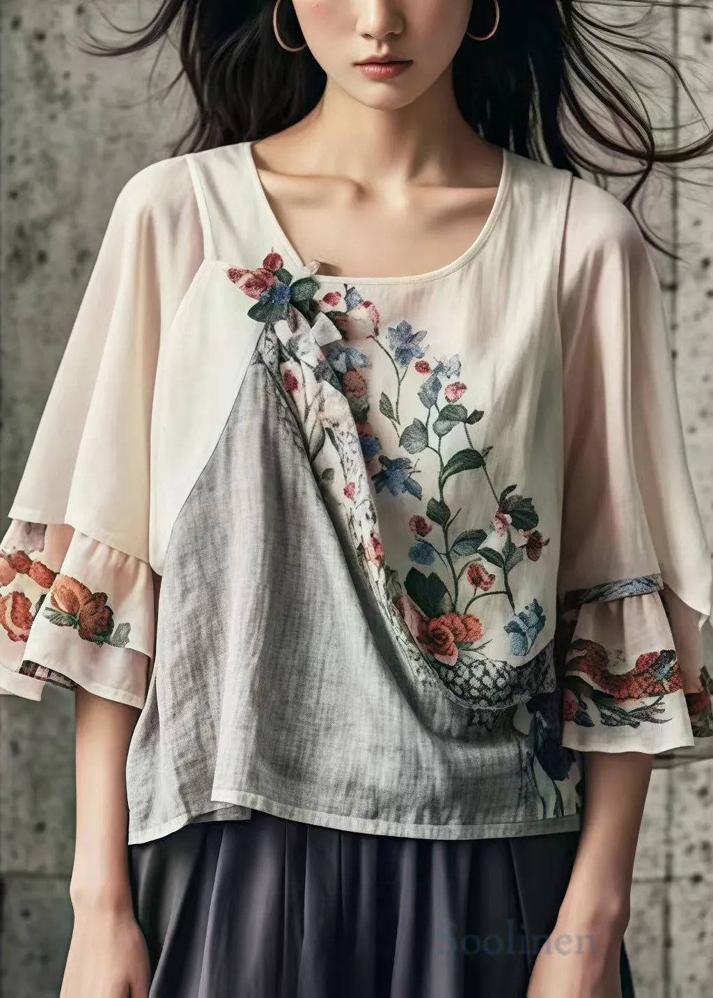 A Vintage Style Blouse with Delicate Timeless Details