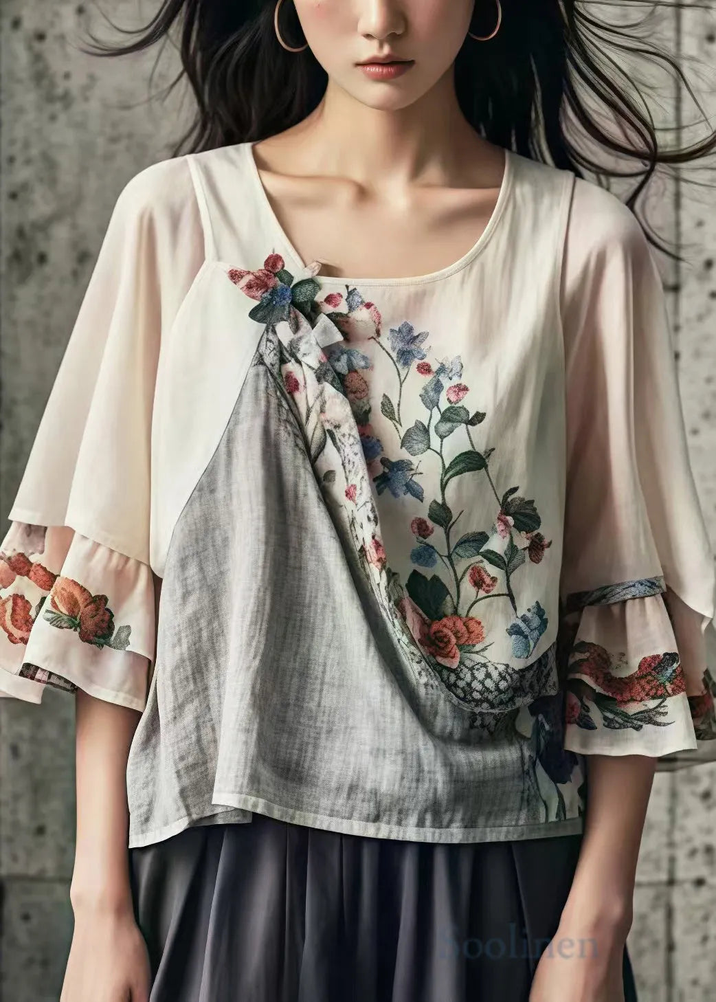 A Vintage Style Blouse with Delicate Timeless Details