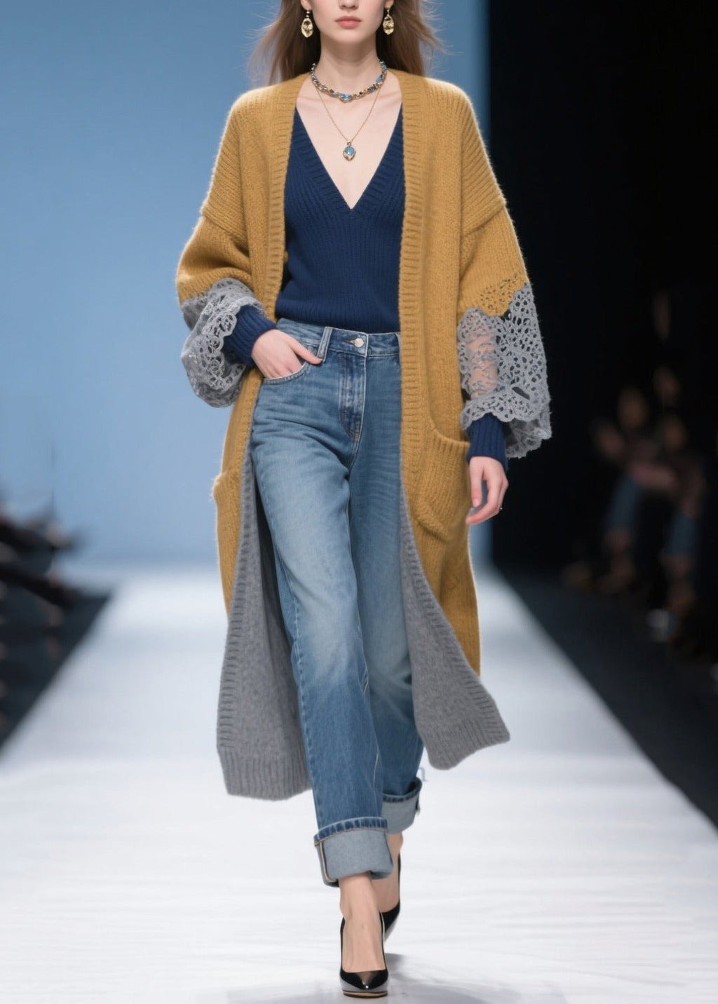 A Vintage Style Cardigan with Delicate Timeless Details