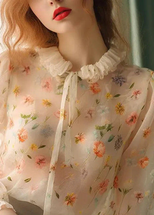 A Vintage Style Shirt with Delicate Timeless Details