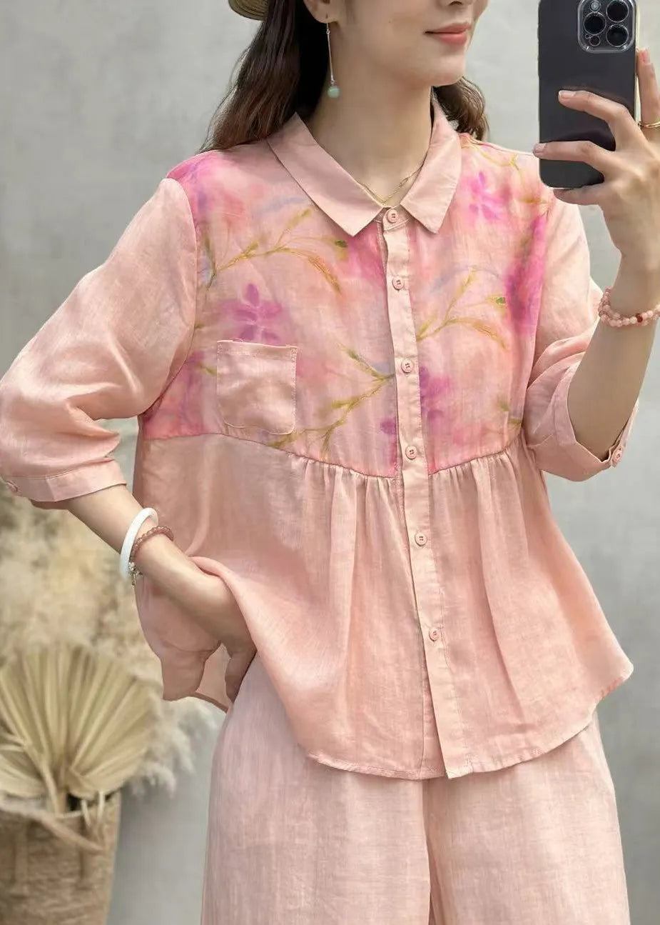 A Vintage Style Shirt with Delicate Timeless Details