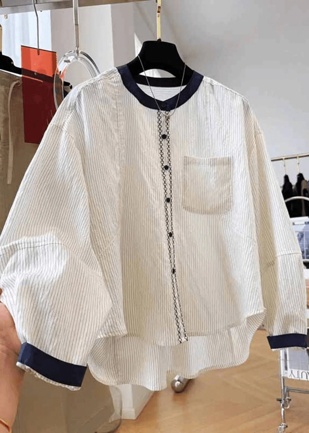 Classic Vintage Blouse with a Flattering Fit
