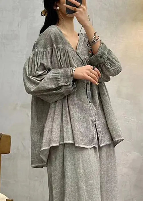 A Vintage Style Blouse with Delicate Timeless Details